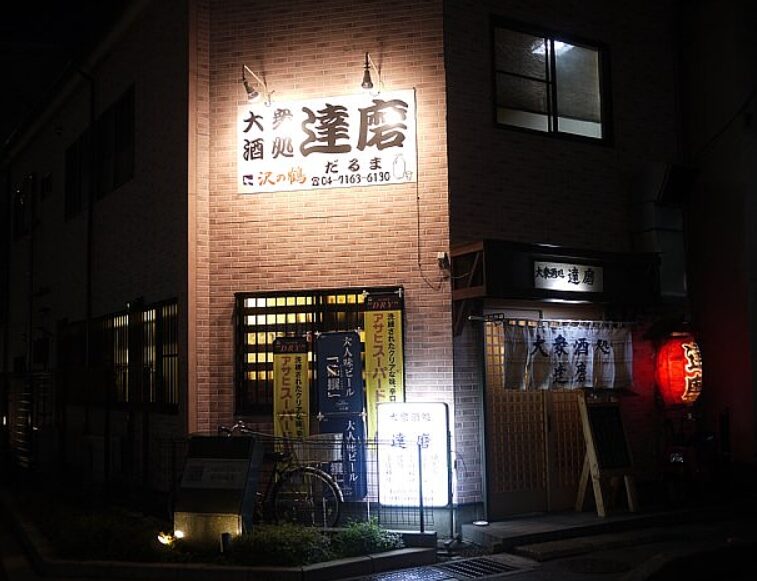 店の外観