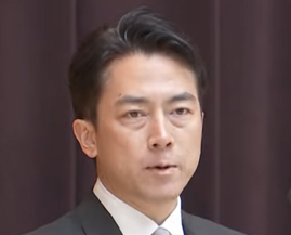 正面から見た小泉進次郎